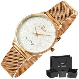 ZEGAREK DAMSKI G.ROSSI 12516B-3D3 + BOX