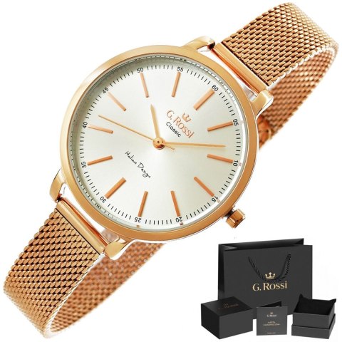 ZEGAREK DAMSKI G.ROSSI C11760B-3D3 + BOX ZEGAREK DAMSKI G.ROSSI C11760B-3D3 + BOX