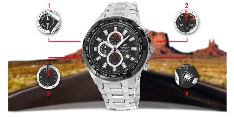 ZEGAREK MĘSKI CASIO EDIFICE EF-539D-1AV ZEGAREK MĘSKI CASIO EDIFICE EF-539D-1AV