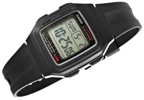ZEGAREK MĘSKI CASIO F-201WA-1ADF + BOX ZEGAREK MĘSKI CASIO F-201WA-1ADF + BOX