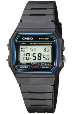 ZEGAREK MĘSKI CASIO F-91W-1DG