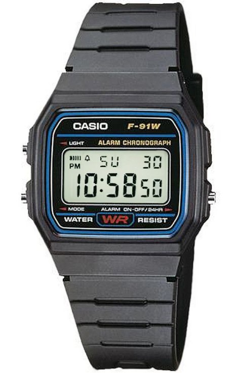ZEGAREK MĘSKI CASIO F-91W-1DG ZEGAREK MĘSKI CASIO F-91W-1DG