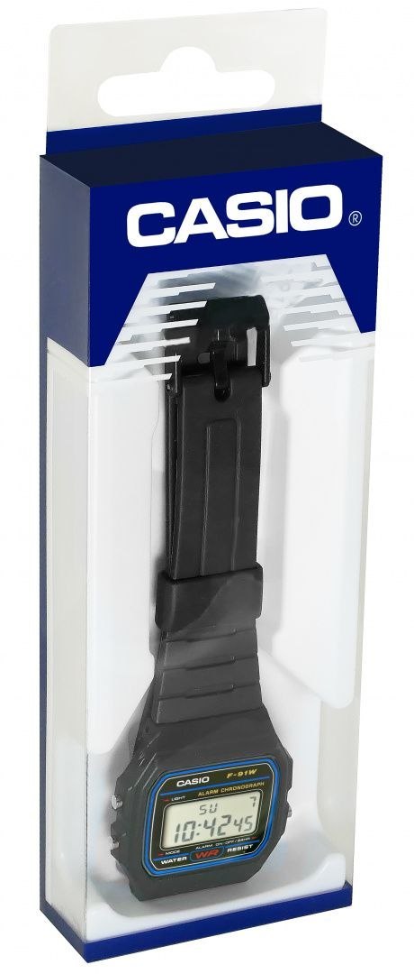 ZEGAREK MĘSKI CASIO F-91W-1YER ZEGAREK MĘSKI CASIO F-91W-1YER
