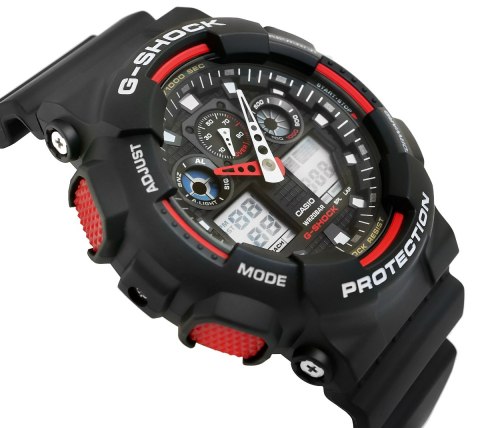 ZEGAREK MĘSKI CASIO G-SHOCK GA-100-1A4ER 20 BAR DO NURKOWANIA+ BOX ZEGAREK MĘSKI CASIO G-SHOCK GA-100-1A4ER 20 BAR DO NURKOWANIA+ BOX