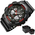 ZEGAREK MĘSKI CASIO G-SHOCK GA-100-1A4ER 20 BAR DO NURKOWANIA+ BOX