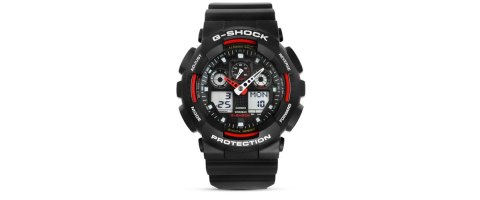 ZEGAREK MĘSKI CASIO G-SHOCK GA-100-1A4ER 20 BAR DO NURKOWANIA+ BOX ZEGAREK MĘSKI CASIO G-SHOCK GA-100-1A4ER 20 BAR DO NURKOWANIA+ BOX
