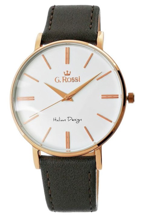 ZEGAREK MĘSKI G.ROSSI 10401A2-3B4 + BOX