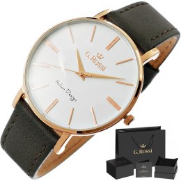 ZEGAREK MĘSKI G.ROSSI 10401A2-3B4 + BOX