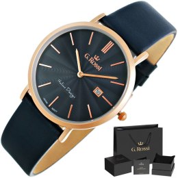 ZEGAREK MĘSKI G.ROSSI 10853A-6F3 + BOX