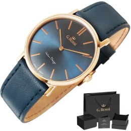 ZEGAREK MĘSKI G.ROSSI 8709A2-6F3 + BOX