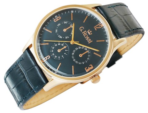 ZEGAREK MĘSKI G.ROSSI 10737A-6F3 + BOX ZEGAREK MĘSKI G.ROSSI 10737A-6F3 + BOX