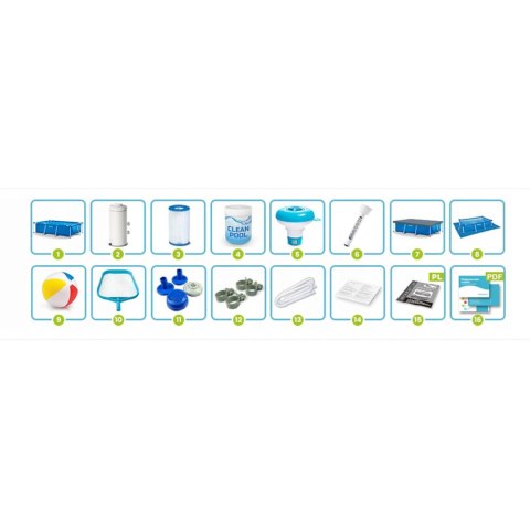 BASEN OGRODOWY STELAŻOWY 300 X 200 X 75 ĆM 15W1 INTEX 28272 + MASZYNKA DO BANIEK GRATIS BASEN OGRODOWY STELAŻOWY 300 X 200 X 75 ĆM 15W1 INTEX 28272 + MASZYNKA DO BANIEK GRATIS
