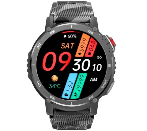 Smartwatch Męski RUBICON RNCF08 Black/Moro SMARUB232 Smartwatch Męski RUBICON RNCF08 Black/Moro SMARUB232