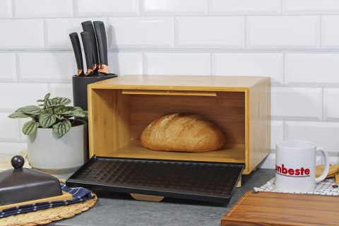 CHLEBAK BAMBUSOWY POJEMNIK NA PIECZYWO BRUNBESTE BB-4250 CZARNY CHLEBAK BAMBUSOWY POJEMNIK NA PIECZYWO BRUNBESTE BB-4250 CZARNY