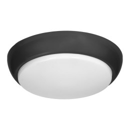 KOKO oprawa 2xE27, 2x40W, czarna-polipropylen, klosz matowy-poliwęglan, IP44, IK10