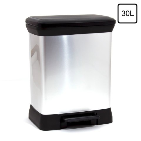 Kosz na śmieci metalizowany Curver Deco Bin 30L Kosz na śmieci metalizowany Curver Deco Bin 30L