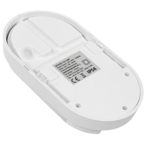 Lampa LED Maclean, ścienno sufitowa, kolor biały, 1100lm, 15W, IP54 , barwa neutralna (4000K), MCE341 W Lampa LED Maclean, ścienno sufitowa, kolor biały, 1100lm, 15W, IP54 , barwa neutralna (4000K), MCE341 W