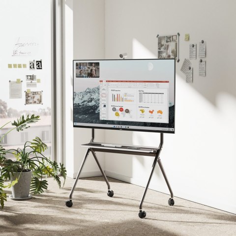 Mobilny stojak podłogowy na TV Maclean, 50"-86", 120kg, MC-977 Mobilny stojak podłogowy na TV Maclean, 50"-86", 120kg, MC-977