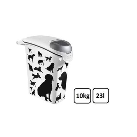 Pojemnik na karmę Curver Psy Black 10kg Pojemnik na karmę Curver Psy Black 10kg