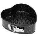 FORMA BLASZANA SERCE ROZPINANA Z POWŁOKĄ MARMURKOWĄ 20X7CM BRUNBESTE BB-1037 FORMA BLASZANA SERCE ROZPINANA Z POWŁOKĄ MARMURKOWĄ 20X7CM BRUNBESTE BB-1037