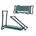 Składany taboret, krzesło, klęcznik ogrodowy 3w1 z kieszonkami 60 x 49 x 25 cm KRT04