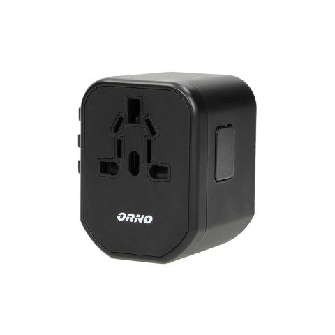 GOworld USB uniwersalny adapter podróżny do ponad 200 krajów świata, 100-240V, 8A, 2 x USB, 5V 2,4A inteligentna identyfikacja GOworld USB uniwersalny adapter podróżny do ponad 200 krajów świata, 100-240V, 8A, 2 x USB, 5V 2,4A inteligentna identyfikacja