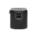 GOworld USB uniwersalny adapter podróżny do ponad 200 krajów świata, 100-240V, 8A, 2 x USB, 5V 2,4A inteligentna identyfikacja GOworld USB uniwersalny adapter podróżny do ponad 200 krajów świata, 100-240V, 8A, 2 x USB, 5V 2,4A inteligentna identyfikacja