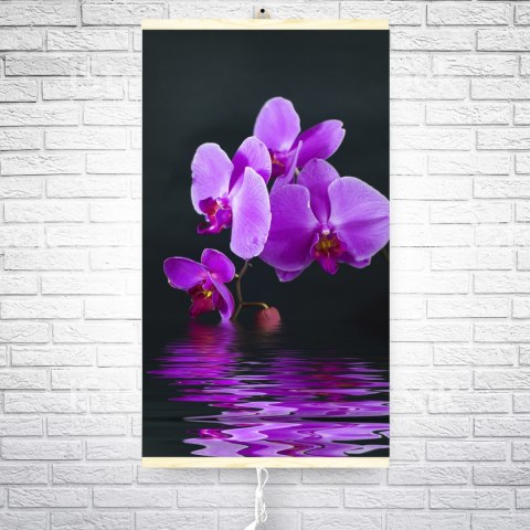 Grzejnik na podczerwień - giętki panel grzewczy 430W TRIO wzór 17 purpurowy cud, wymiary 100x57cm z regulatorem Grzejnik na podczerwień - giętki panel grzewczy 430W TRIO wzór 17 purpurowy cud, wymiary 100x57cm z regulatorem