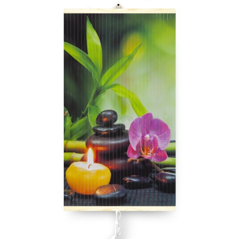 Grzejnik na podczerwień - giętki panel grzewczy 430W TRIO wzór 3 harmonia, wymiary 100x57cm z regulatorem Grzejnik na podczerwień - giętki panel grzewczy 430W TRIO wzór 3 harmonia, wymiary 100x57cm z regulatorem