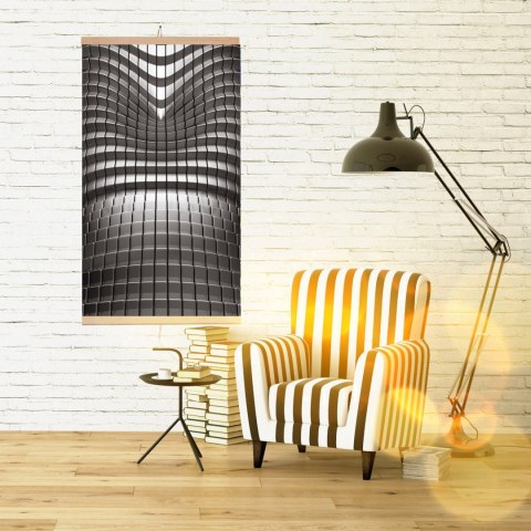 Grzejnik na podczerwień - giętki panel grzewczy 430W TRIO wzór 7 abstrakcja, wymiary 100x57cm z regulatorem Grzejnik na podczerwień - giętki panel grzewczy 430W TRIO wzór 7 abstrakcja, wymiary 100x57cm z regulatorem