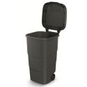Kosz ogrodowy WHEELER 110 L - czarny recykling