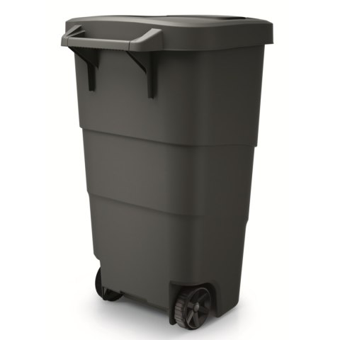 Kosz ogrodowy WHEELER 110 L - czarny recykling Kosz ogrodowy WHEELER 110 L - czarny recykling
