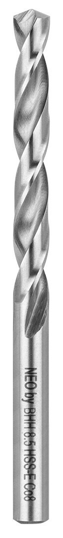 Wiertła specjalistyczne do rozwiercania zapieczonych śrub, HSS-E Co8, 3.2-8.5 mm, długie, kpl.5 szt Wiertła specjalistyczne do rozwiercania zapieczonych śrub, HSS-E Co8, 3.2-8.5 mm, długie, kpl.5 szt