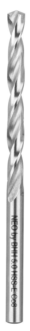 Wiertła specjalistyczne do rozwiercania zapieczonych śrub, HSS-E Co8, 3.2-8.5 mm, długie, kpl.5 szt Wiertła specjalistyczne do rozwiercania zapieczonych śrub, HSS-E Co8, 3.2-8.5 mm, długie, kpl.5 szt