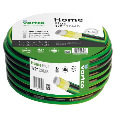 Wąż ogrodowy Vartco Home Plus 1/2" 20m Wąż ogrodowy Vartco Home Plus 1/2" 20m