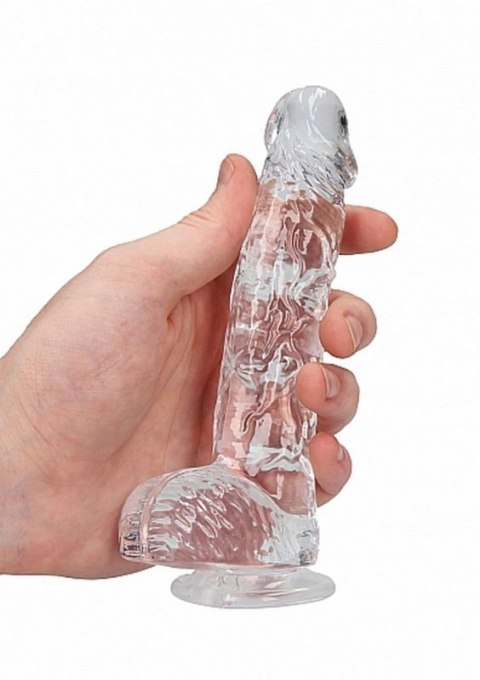 6"" / 15 cm Realistic Dildo With Balls - Transparent 6"" / 15 cm Realistic Dildo With Balls - Transparent
