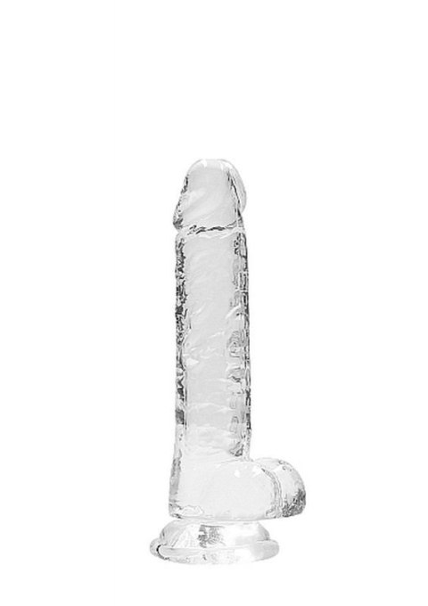7"" / 18 cm Realistic Dildo With Balls - Transparent 7"" / 18 cm Realistic Dildo With Balls - Transparent