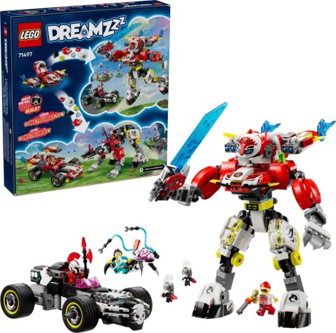 71497 - LEGO DREAMZzz - Tygrysi mech Coopera i hot rod Zero 71497 - LEGO DREAMZzz - Tygrysi mech Coopera i hot rod Zero