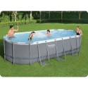 Basen ogrodowy stelażowy 549 x 274 x 122 cm 17w1 Bestway 56710