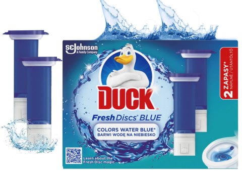 Duck Fresh Discs Blue - Żelowy Krążek Do Toalety 72ml (2 x 36ml) Duck Fresh Discs Blue - Żelowy Krążek Do Toalety 72ml (2 x 36ml)