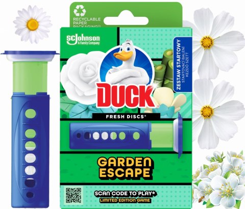 Duck Fresh Discs Garden Escape - Żelowy Krążek Do Toalety 36ml + Aplikator Duck Fresh Discs Garden Escape - Żelowy Krążek Do Toalety 36ml + Aplikator