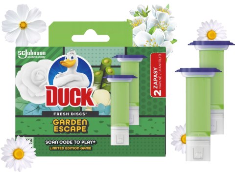 Duck Fresh Discs Garden Escape - Żelowy Krążek Do Toalety 72ml (2 x 36ml) Duck Fresh Discs Garden Escape - Żelowy Krążek Do Toalety 72ml (2 x 36ml)