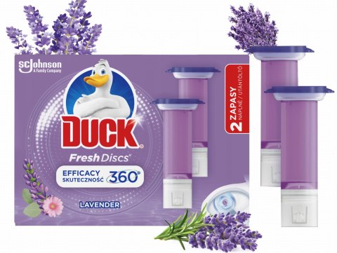 Duck Fresh Discs Lavender - Żelowy Krążek Do Toalety 72ml (2 x 36ml) Duck Fresh Discs Lavender - Żelowy Krążek Do Toalety 72ml (2 x 36ml)