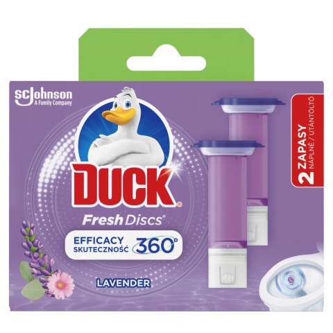 Duck Fresh Discs Lavender - Żelowy Krążek Do Toalety 72ml (2 x 36ml) Duck Fresh Discs Lavender - Żelowy Krążek Do Toalety 72ml (2 x 36ml)