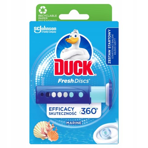 Duck Fresh Discs Marine - Żelowy Krążek Do Toalety 36ml + Aplikator Duck Fresh Discs Marine - Żelowy Krążek Do Toalety 36ml + Aplikator