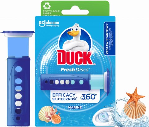 Duck Fresh Discs Marine - Żelowy Krążek Do Toalety 36ml + Aplikator Duck Fresh Discs Marine - Żelowy Krążek Do Toalety 36ml + Aplikator