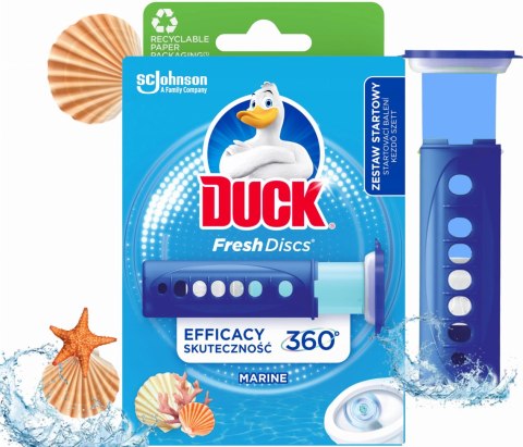 Duck Fresh Discs Marine - Żelowy Krążek Do Toalety 36ml + Aplikator Duck Fresh Discs Marine - Żelowy Krążek Do Toalety 36ml + Aplikator