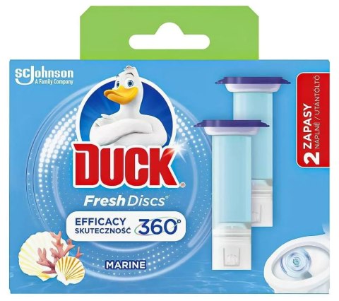 Duck Fresh Discs Marine - Żelowy Krążek Do Toalety 72ml (2 x 36ml) Duck Fresh Discs Marine - Żelowy Krążek Do Toalety 72ml (2 x 36ml)