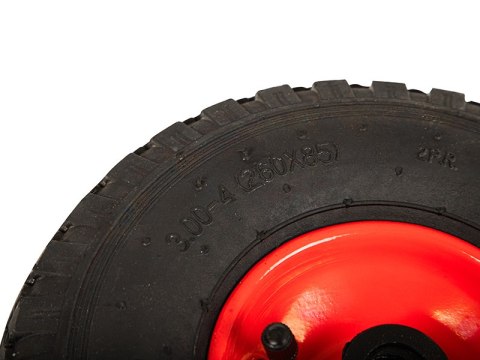 69-021# Koło 26cm do taczki wózka 260x85 3.00/4 czerwone 69-021# Koło 26cm do taczki wózka 260x85 3.00/4 czerwone