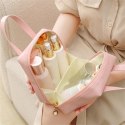 Kosmetyczka organizer na kosmetyki z rączką 17,5x8,5x19cm różowa KS128R